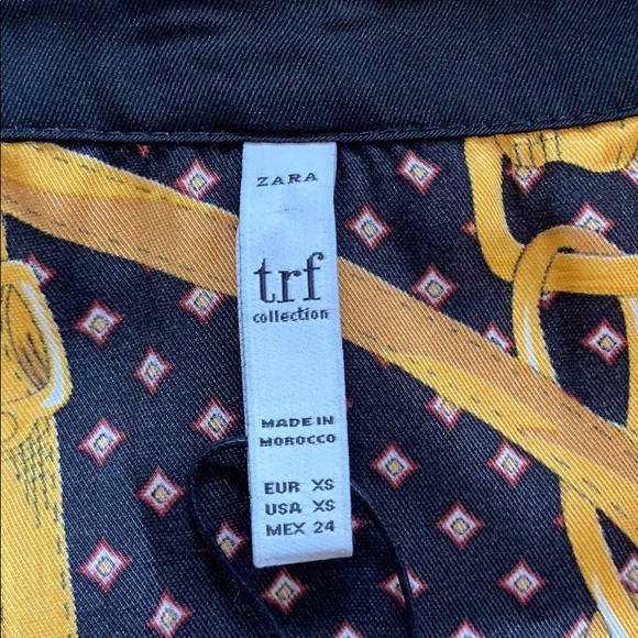 Long Sleeve Multicolored Print Blouse - Picture 3 of 5